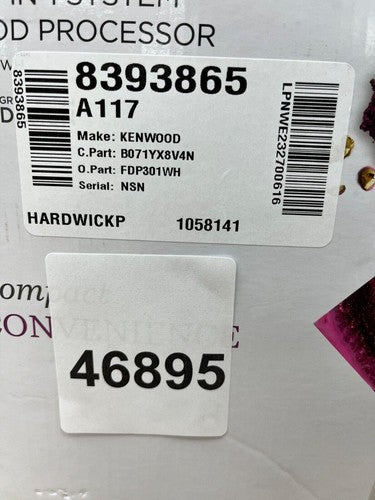 Kenwood MultiPro Compact FDP301WH Food Processor White — New (other) (photo 9)