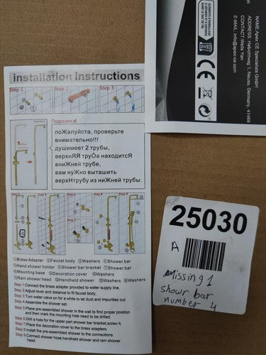 Gold-colored bathroom faucet — New (other) (photo 5)