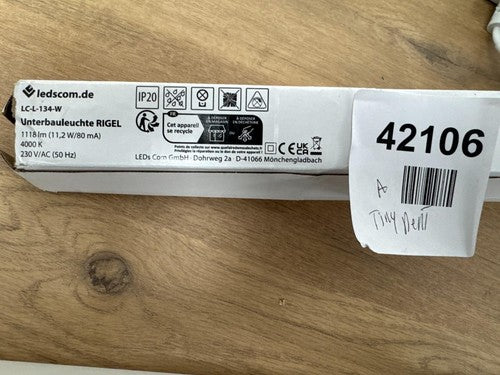 LED Under-Cabinet luminaire LIWO, swivelling, 58cm, 9,9 W, 979lm, War