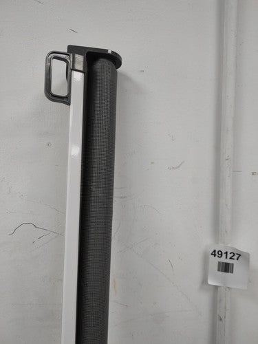 34" Tall x 55” Wide Retractable Baby Pet Mesh Gate 1-Hand Operation Gray