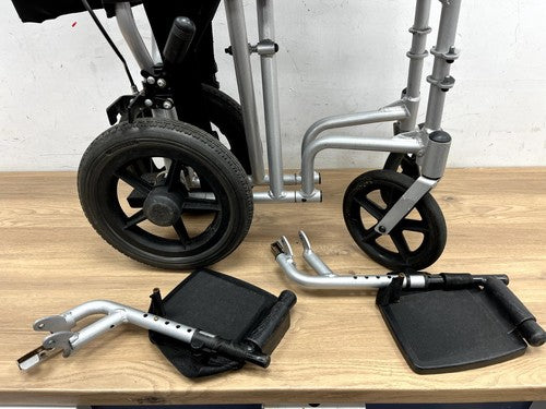 Drive Expedition Plus Lightweight Aluminium Folding Travel Transit Wheelchair — Used (photo 2)