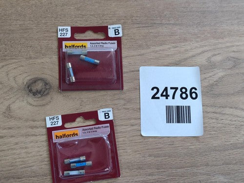Halfords Assorted Radio Fuses HFS227