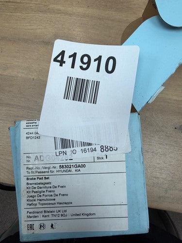 Blue Print ADG04282 Brake Pad Set — New (other) (photo 3)