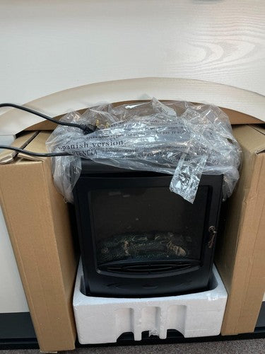 warmlite 1.85kwh newcastle cream arch front fireplace suite — New (other) (photo 2)