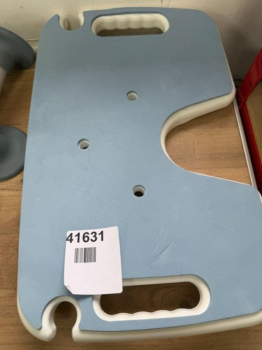 HOMCOM Aluminium Shower Stool Non-Slip Bath Elderly Disabled Chair, Blue — New (other) (photo 2)