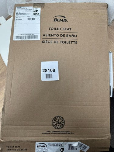 Bemis Elongated Whisper Close Toilet Seat - White