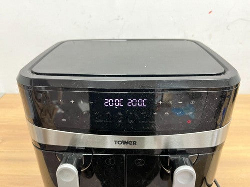 Tower Vortx 9L Dual Basket Air Fryer - Black (T17088) — Used (photo 2)