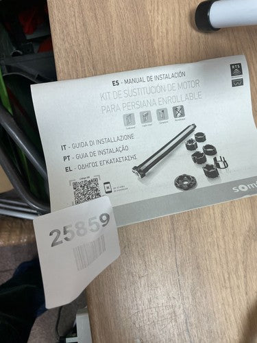 Somfy (406A2 SONESSE RTS 6/24 FC0.5M) motor — New (other) (photo 3)