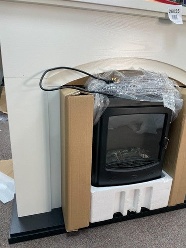 warmlite 1.85kwh newcastle cream arch front fireplace suite — New (other) (photo 3)