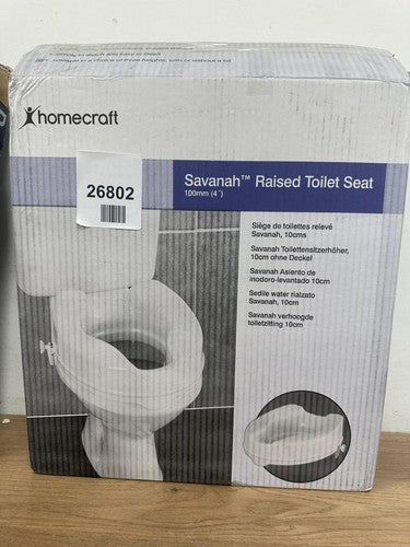 Homecraft Savanah Toilet Seat with Flap - White — New (other) (photo 2)