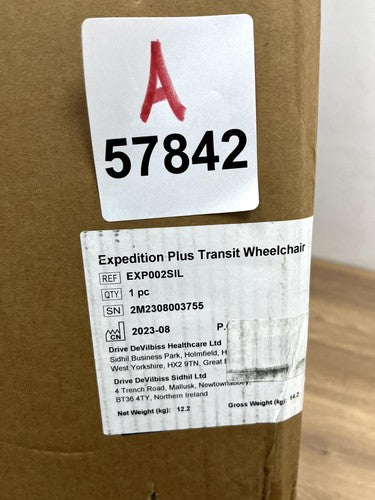 Drive Expedition Plus Lightweight Aluminium Folding Travel Transit Wheelchair — Used (photo 5)