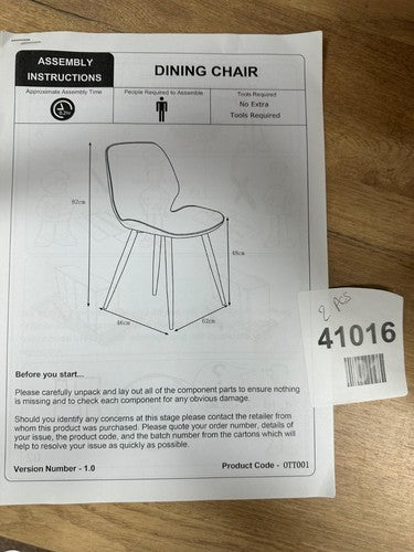 dining chair Kitchen Dining Room Furniture Chairs Faux Matte Leather Dining Chai — New (other) (photo 5)
