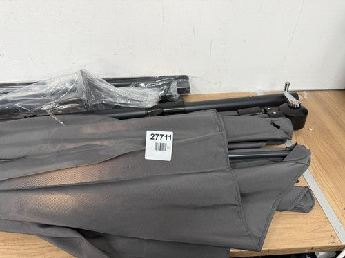 VOUNOT 3M Grey Cantilever Garden Parasol Banana Patio Umbrella — New (other) (photo 4)
