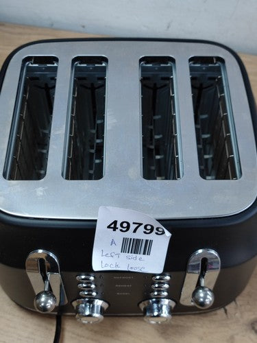 Rangemaster RMCL4S201BK Classic 4 Slice Toaster, Matte Black — New (other) (photo 3)