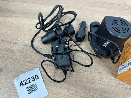 Electric Air Pump for Inflatables 3 Nozzles AC 240V/DC 12V 50W High Power New