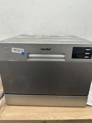 COMFEE' KWH-TD602E-W 55cm Freestanding Compact Dishwasher LED Display - White — Used (photo 2)