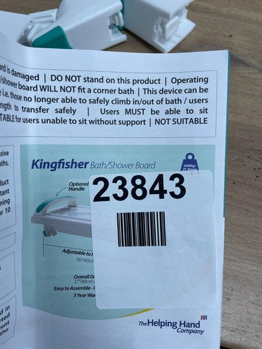 The Helping Hand Company Plastic Bath Board with Handle - White — New (other) (photo 3)