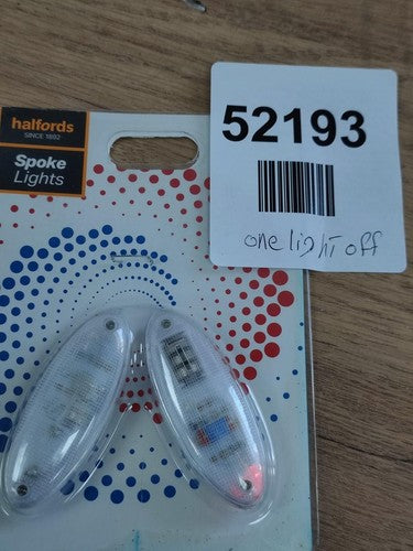 Halfords spoke lights — Used (photo 2)