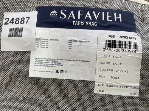SAFAVIEH Shaggy Rug for Living Room, Dining Room, Bedroom - Paris Shag Collectio — New (other) (photo 4)