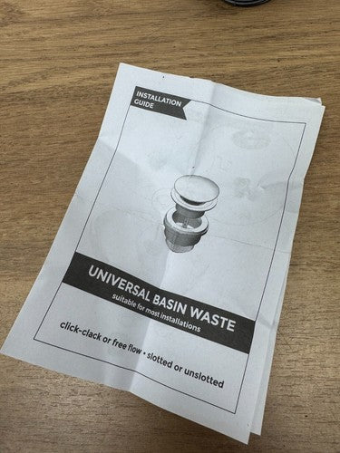 Universal Basin Waste (Chrome)