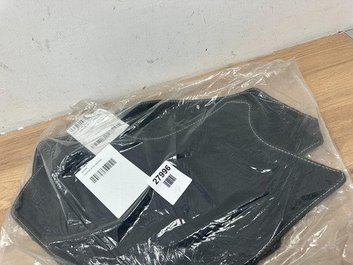 Black rolled edge silver stitch mats daihatsu extol 2003-2006