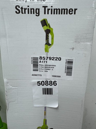 Greenworks 24V string trimmer — Used (photo 6)