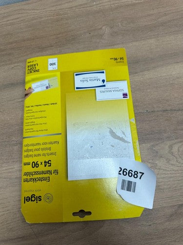 SIGEL LP898 Cards, Pack of 100, 5.4 x 9 cm, 185 g — New (other) (photo 4)