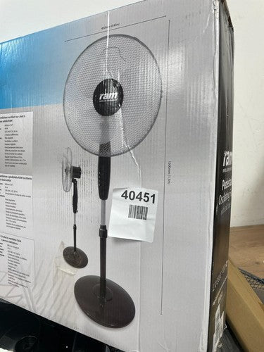 Ram pedestal oscillating fan 08-355-325