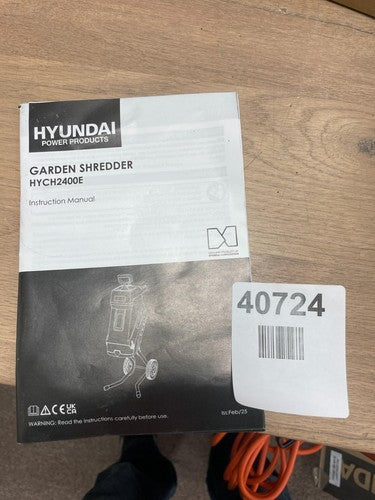 Hyundai Electric Garden Shredder (HYCH2400E) - Read Description — New (other) (photo 5)