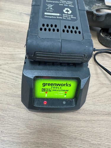 Greenworks 24V string trimmer — Used (photo 4)