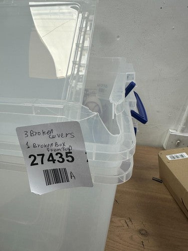 Really Useful Box Nestable Plastic Storage 83 Litre Clear