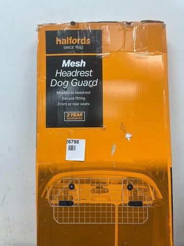 Car Dog Guard Halfords Mesh Headrest Multi Adjustable fittings — New (other) (photo 2)