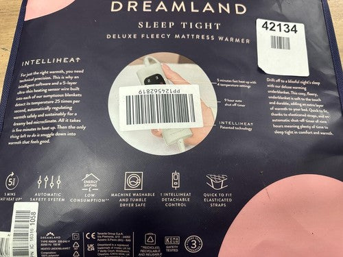 DREAMLAND Snowed In Organic Cotton Warming Mattress Protector — New (other) (photo 2)