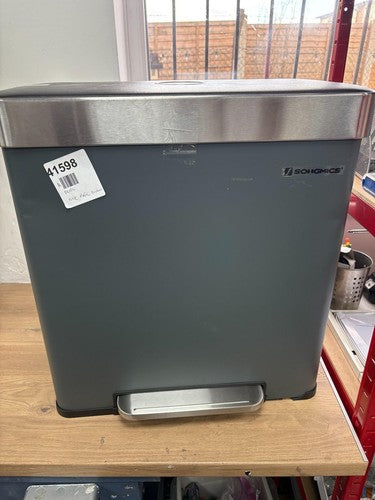 SONGMICS Kitchen Bin Recycling and Waste 30L Stainless Steel Pedal LTB202G01 — New (other) (photo 2)