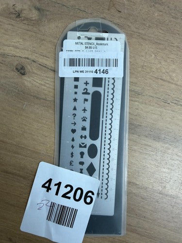 Metal Stencil Bookmark for Bullet Journals — New (other) (photo 2)