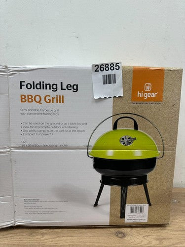 HI-GEAR COMPACT PORTABLE BBQ BARBECUE