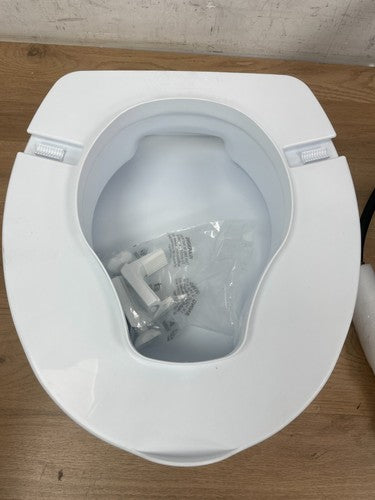 Homecraft Savanah Toilet Seat with Flap - White, 10cm — New (other) (photo 3)