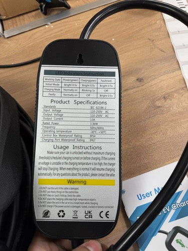 portable EV charger IEC 62196-2 — New (other) (photo 5)