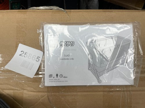 Mamas & Papas Lua Bedside Crib - Torn — New (other) (photo 3)