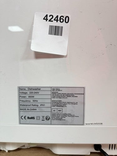Table Top Dishwasher Mini Countertop Dishwasher Led Display — New (other) (photo 6)