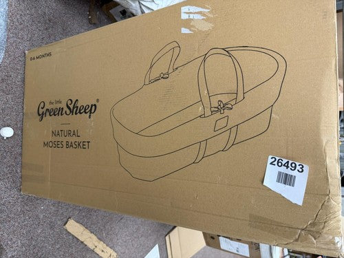 Green sheep natural moses basket- White — New (other) (photo 5)