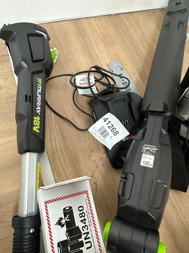 Murray IQ18PSHK 18V Li-Ion Cordless 20cm Pole Saw & 41cm Hedge Trimmer 2-in-1 Ki — New (other) (photo 3)