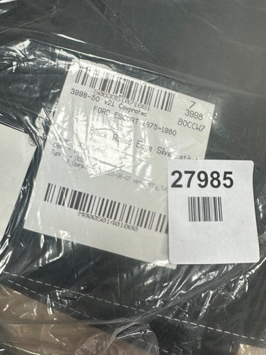 black rolled edge silver stitch mats ford escort 1975-1980 — New (other) (photo 3)