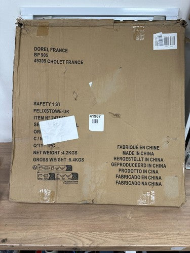 Safety 1st SecureTech Stair Gate 73-80cm U-Pressure Fit White