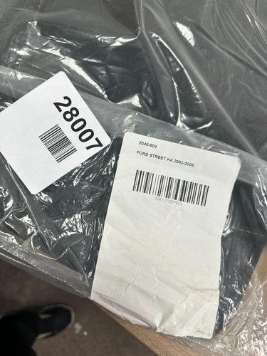 black nu buck silver stitch ford street KA 2003-2006 mats