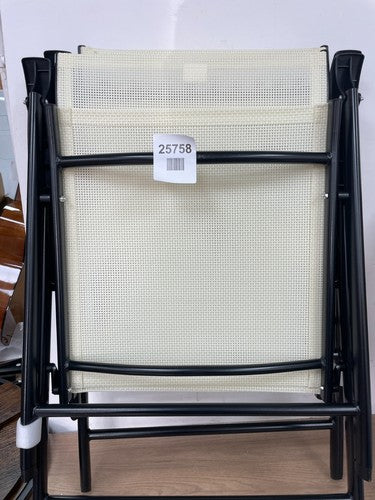 Outsunny Set of 2 Folding Garden Chairs, Metal Frame Garden Chairs Outdoor Patio — New (other) (photo 6)