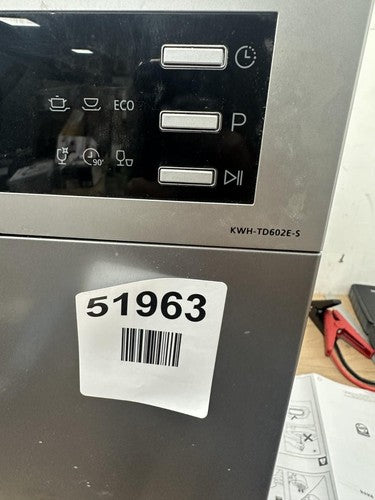 COMFEE' KWH-TD602E-W 55cm Freestanding Compact Dishwasher LED Display - White — Used (photo 3)