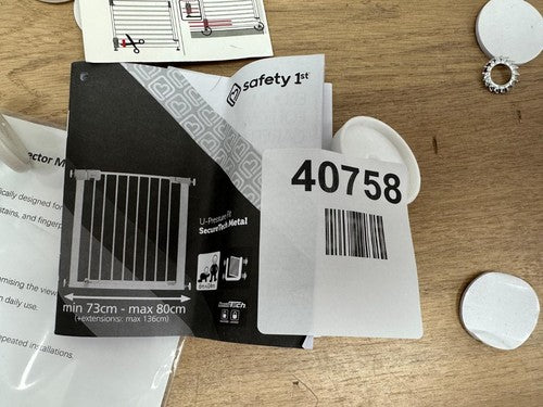 Safety SecurTech Simply Close Metal Gate - White — New (other) (photo 2)