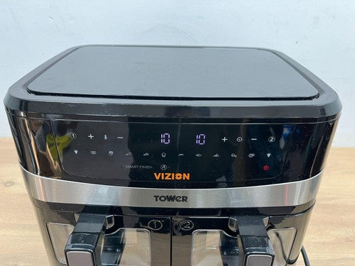 Tower T17100 Vortx Vizion 9L Dual Basket Air Fryer — New (other) (photo 2)