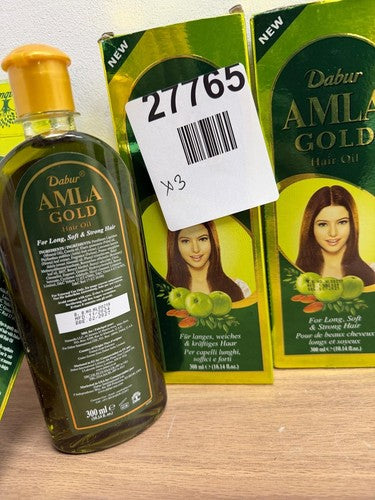 Dabur Amla Gold Hair Oil - 300ml | For Naturally Beautiful, Long, Soft & Strong — New (other) (photo 3)